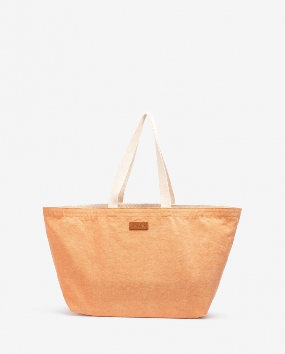 Unisa Mujer Maxi bolso de playa con tejido reciclado - Naranja Unisa Mujer Maxi bolso de playa con tejido reciclado - Naranja
