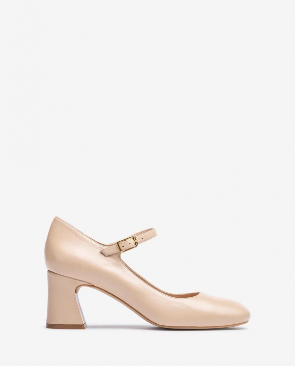 Unisa Mujer Merceditas de punta cuadrada - Beige