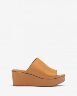 Unisa Mujer Sandalia mule fabricada en piel - Marrón