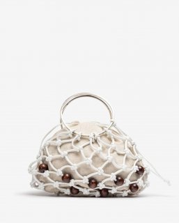 Unisa Mujer Bolso pequeño con nudos - Blanco