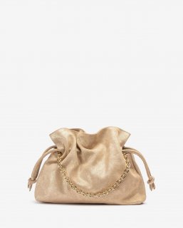 Unisa Mujer Bolso fruncido de ante - Oro
