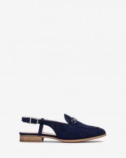 Unisa Mujer Mocasín plano destalonado - Azul