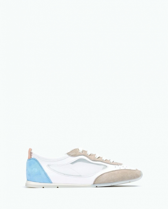 Unisa Mujer Deportivo con rejilla - Blanco / Crudo