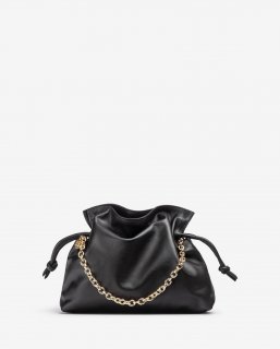 Unisa Mujer Bolso fruncido de piel - Negro