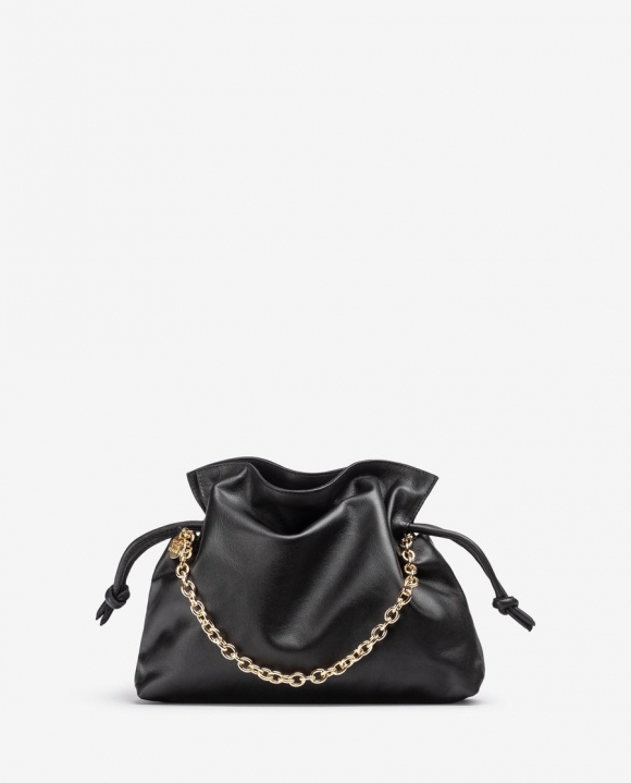 Unisa Mujer Bolso fruncido de piel - Negro