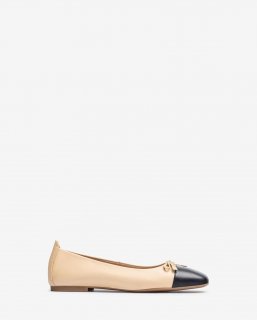 Unisa Mujer Bailarina de punta cuadrada - Beige