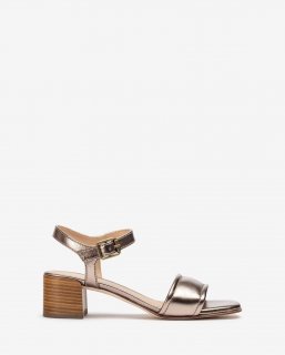 Unisa Mujer Sandalia con pala acolchada - Bronce