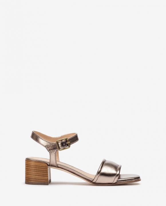 Unisa Mujer Sandalia con pala acolchada - Bronce