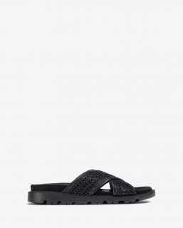 Unisa Mujer Sandalia con piso track - Negro