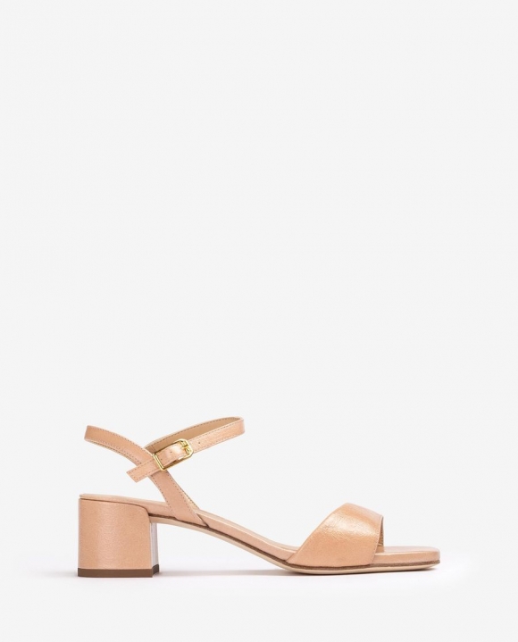 Unisa Mujer Sandalia con tacón ancho - Rosa
