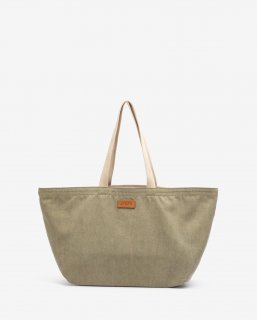 Unisa Mujer Maxi bolso de playa con tejido reciclado - Verde