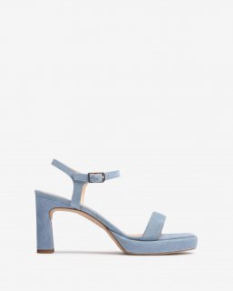 Unisa Mujer Sandalia de ante - Azul