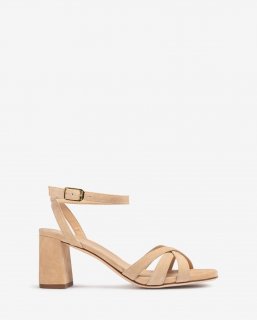 Unisa Mujer Sandalia de tiras cruzadas - Beige