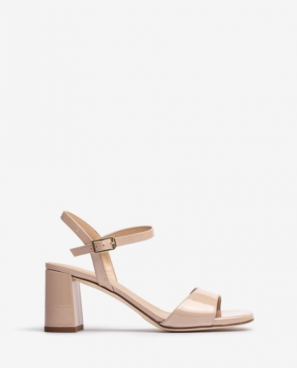Unisa Mujer Sandalia de charol - Beige
