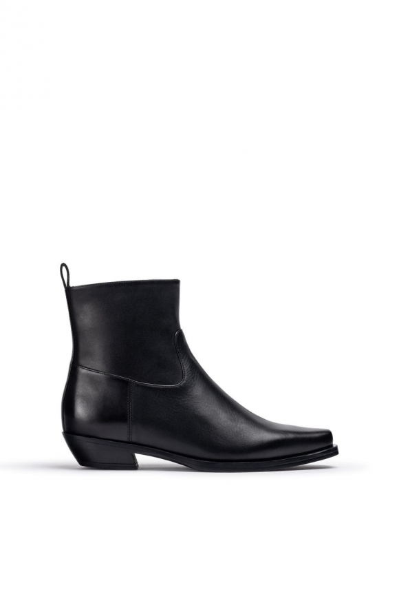Unisa Mujer Botín plano cowboy - Negro