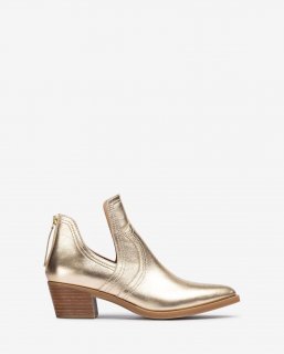 Unisa Mujer Botín cowboy cut-out - Oro