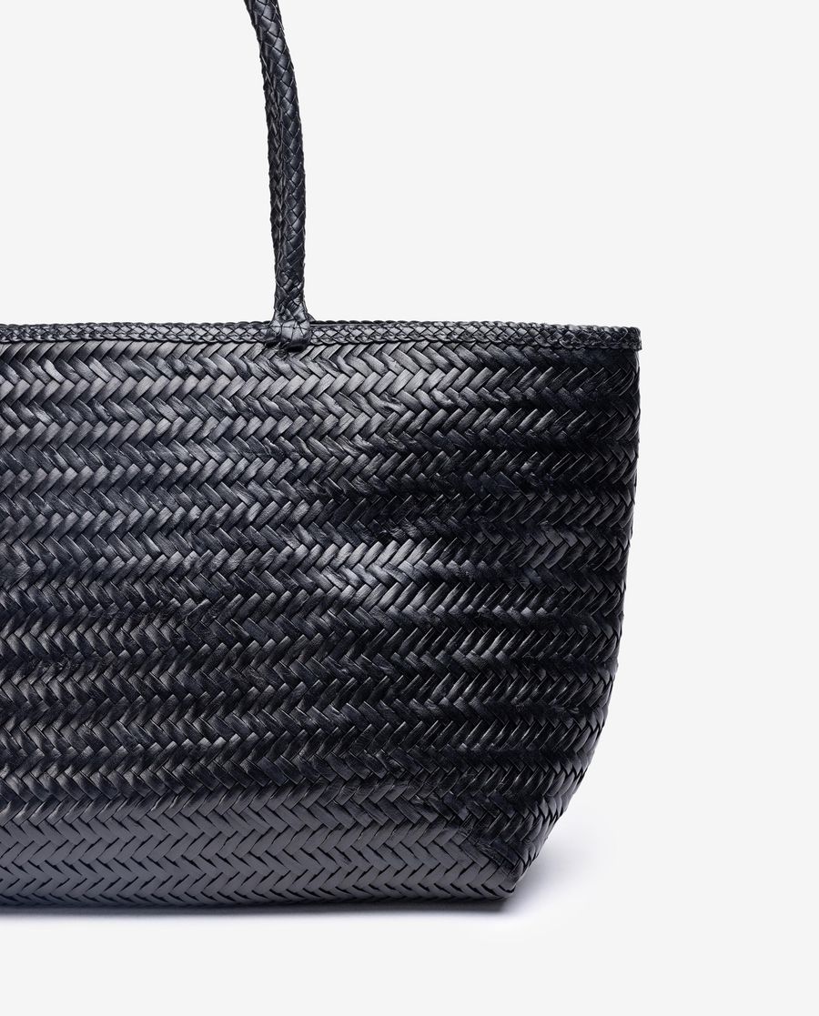 Unisa Mujer Bolso shopper trenzado - Negro