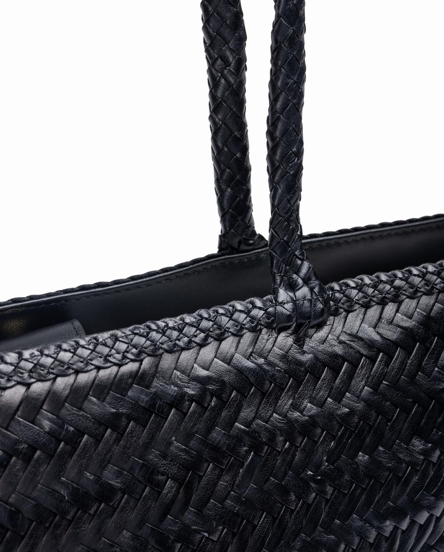 Unisa Mujer Bolso shopper trenzado - Negro
