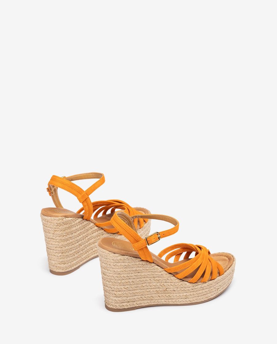 Unisa Mujer Cuña multi-tiras - Naranja