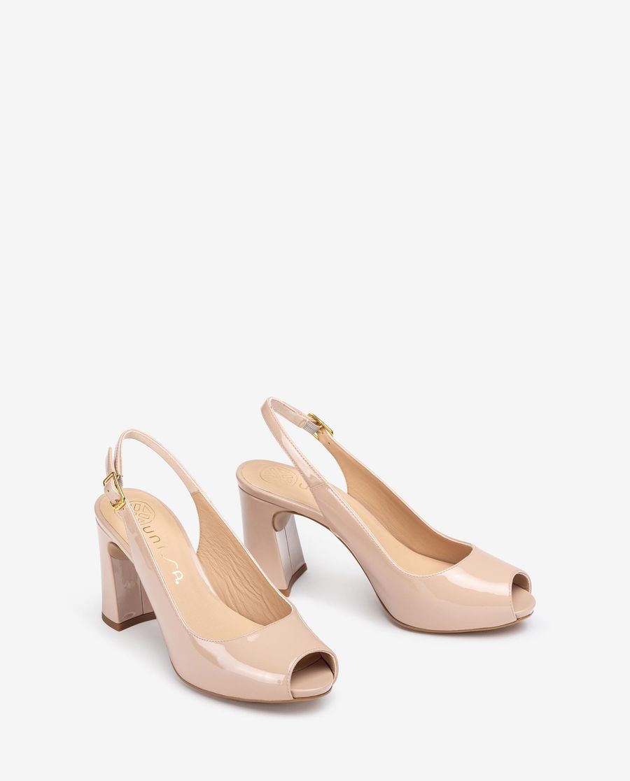 Unisa Mujer Peep-toe destalonado - Rosa