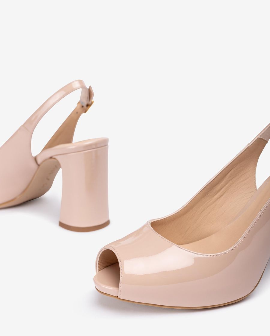 Unisa Mujer Peep-toe destalonado - Rosa