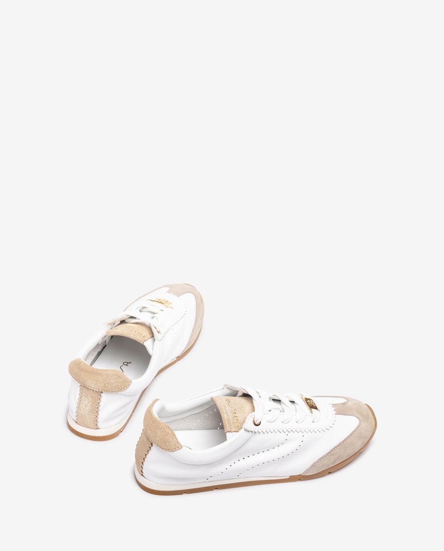 Unisa Mujer Deportivo con plantilla extraíble - Blanco / Plati