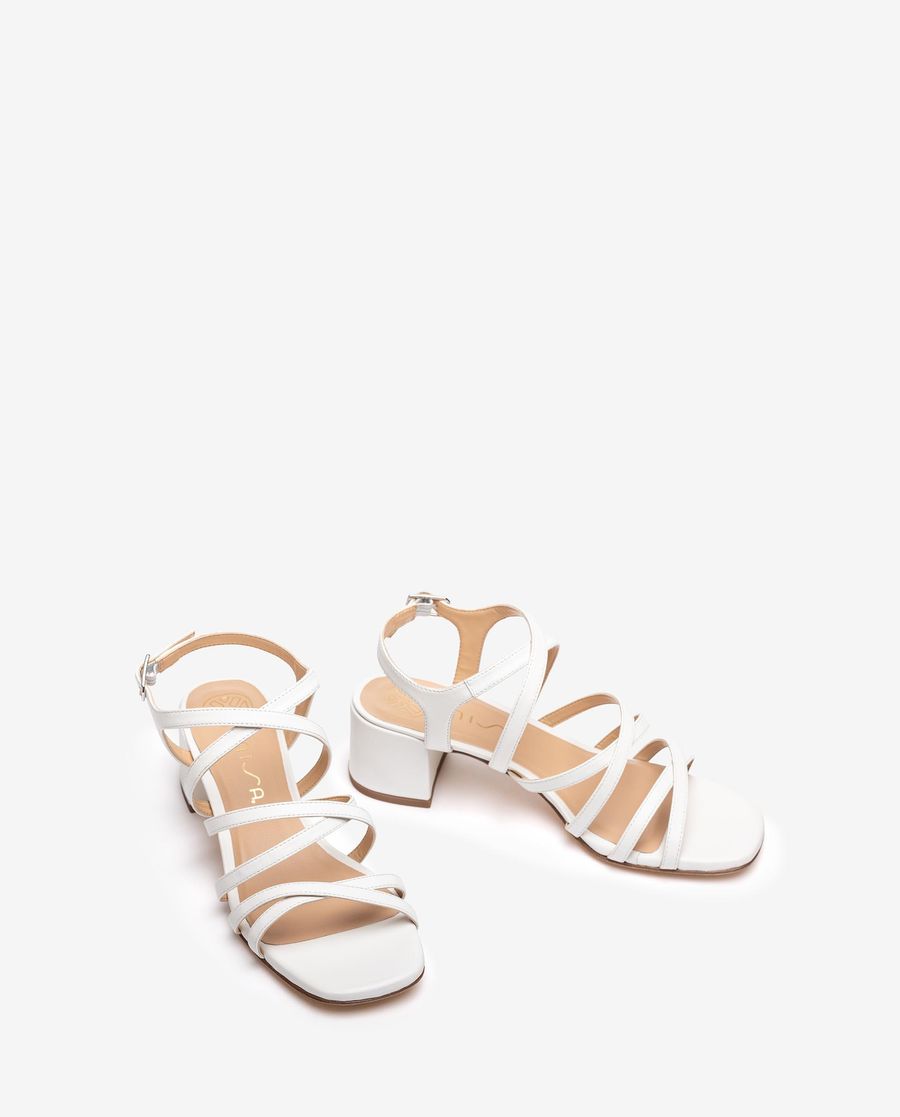 Unisa Mujer Sandalia multi-tiras - Blanco