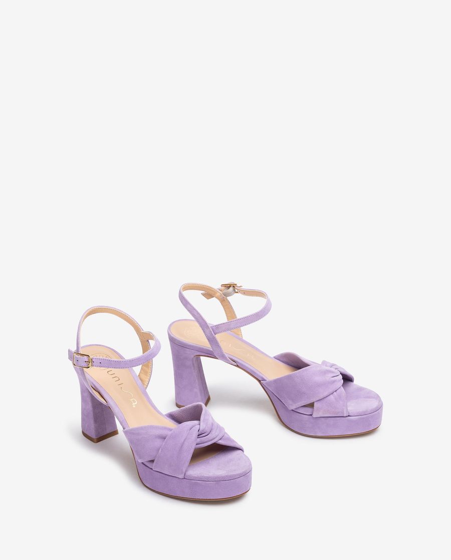 Unisa Mujer Sandalia con tiras anchas cruzadas - Lila