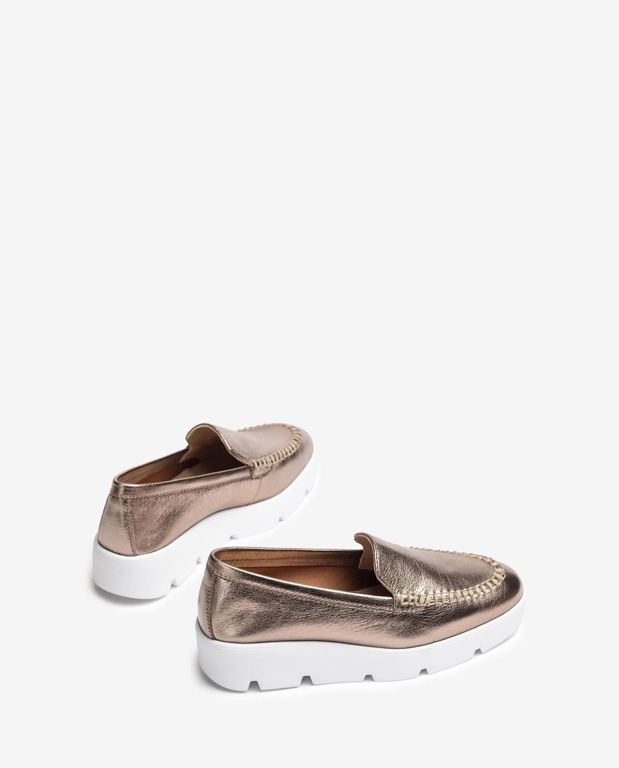Unisa Mujer Mocasín con plataforma - Bronce