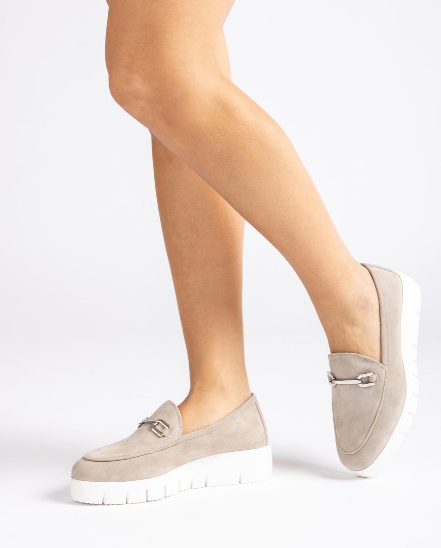 Unisa Mujer Mocasín con plataforma - Beige