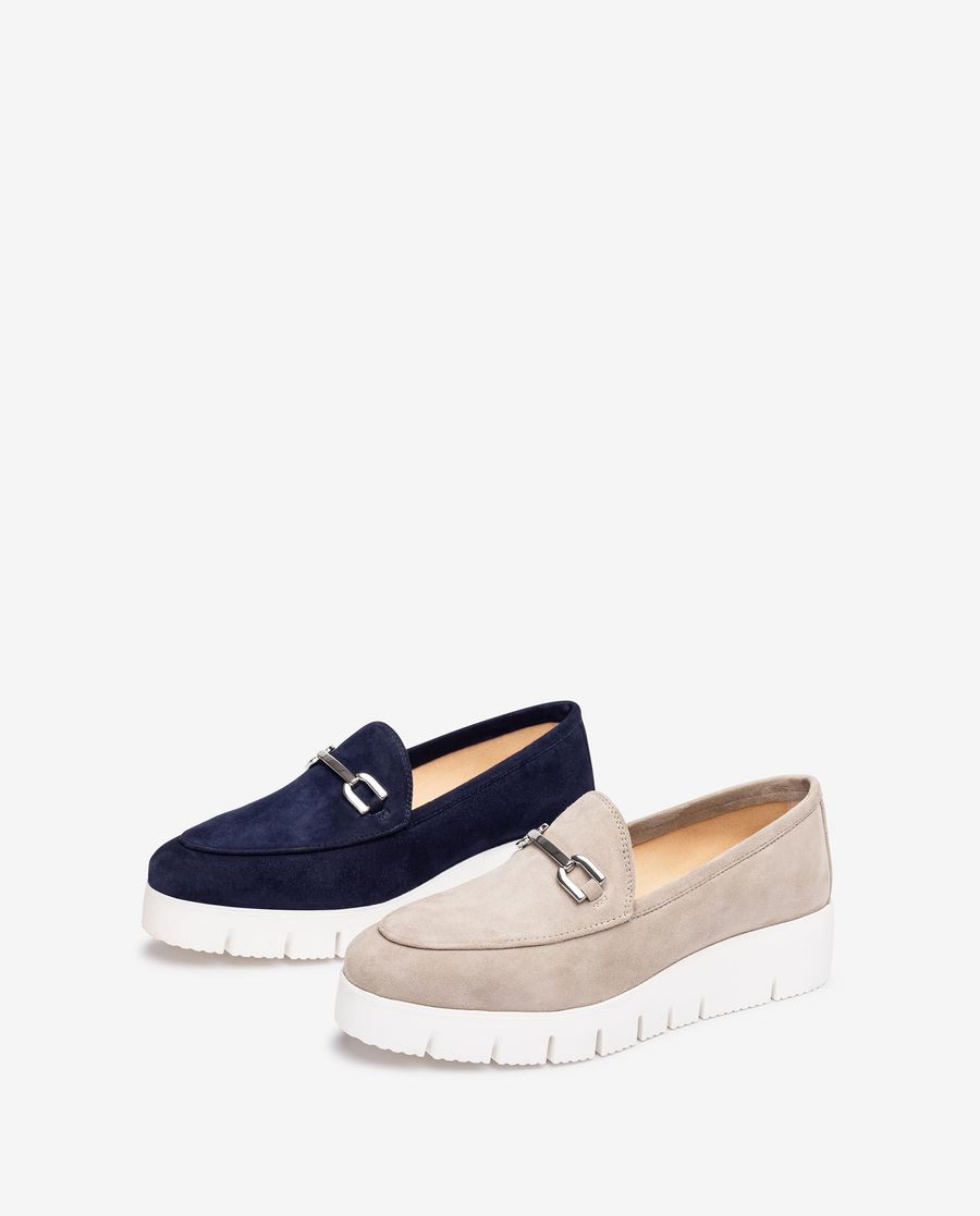 Unisa Mujer Mocasín con plataforma - Beige