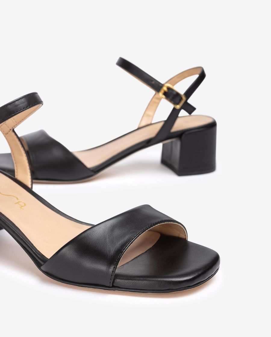 Unisa Mujer Sandalia con tacón ancho - Negro