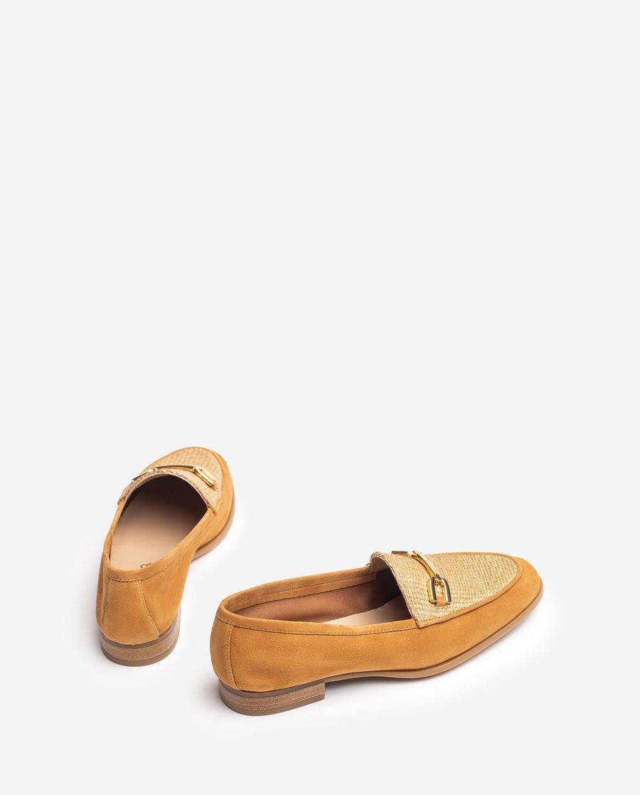 Unisa Mujer Mocasín con adorno - Marrón