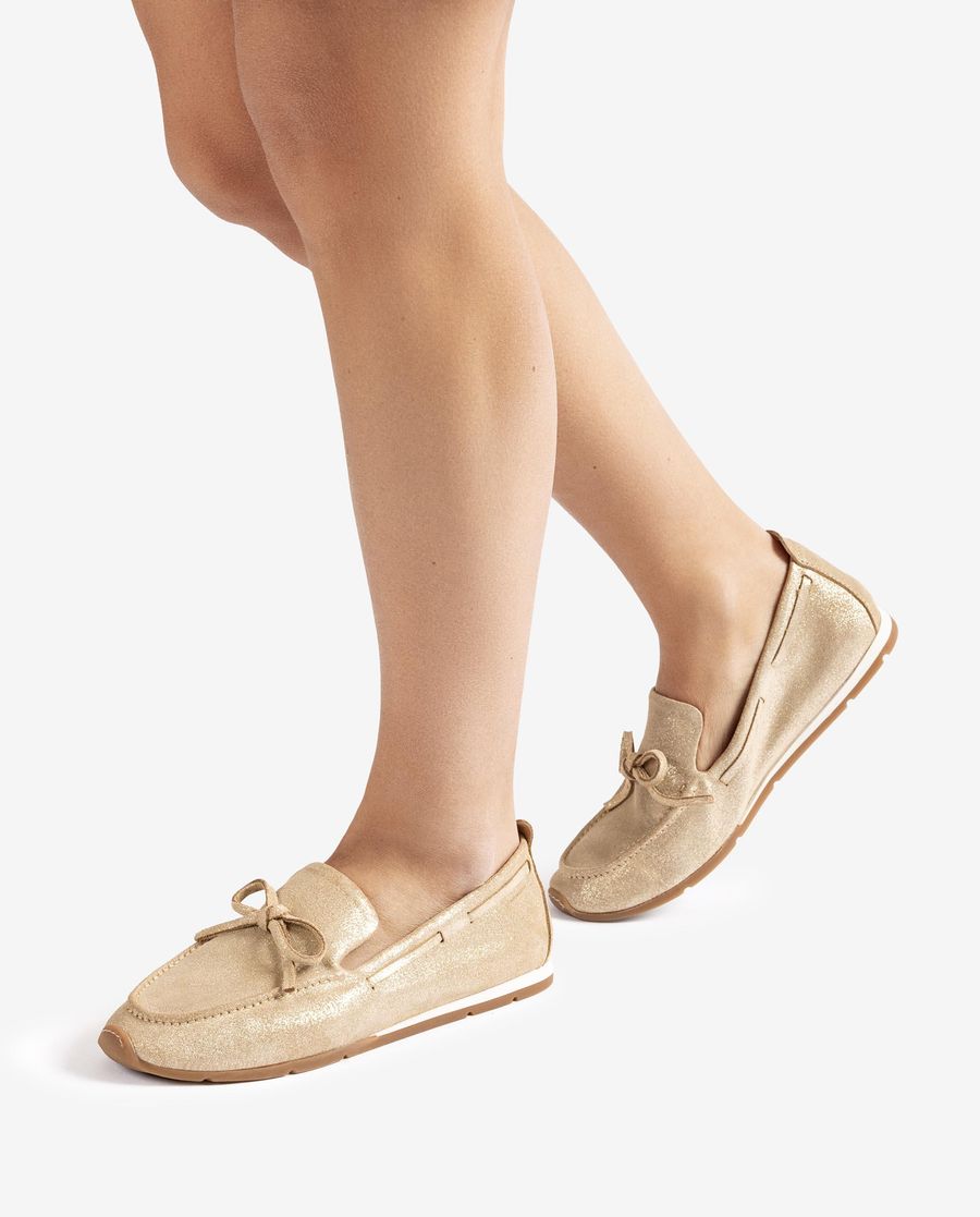 Unisa Mujer Mocasín estilo náutico - Oro