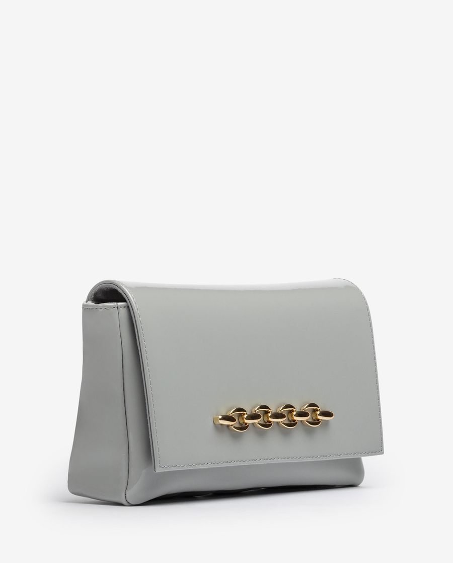 Unisa Mujer Bolso de charol con adorno - Gris
