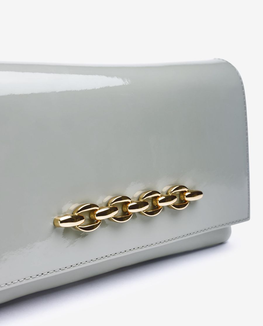 Unisa Mujer Bolso de charol con adorno - Gris