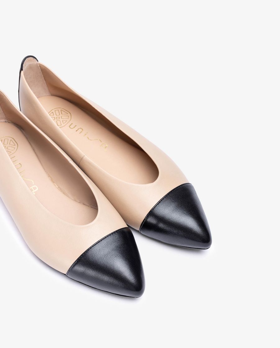 Unisa Mujer Bailarina de punta con puntera - Beige