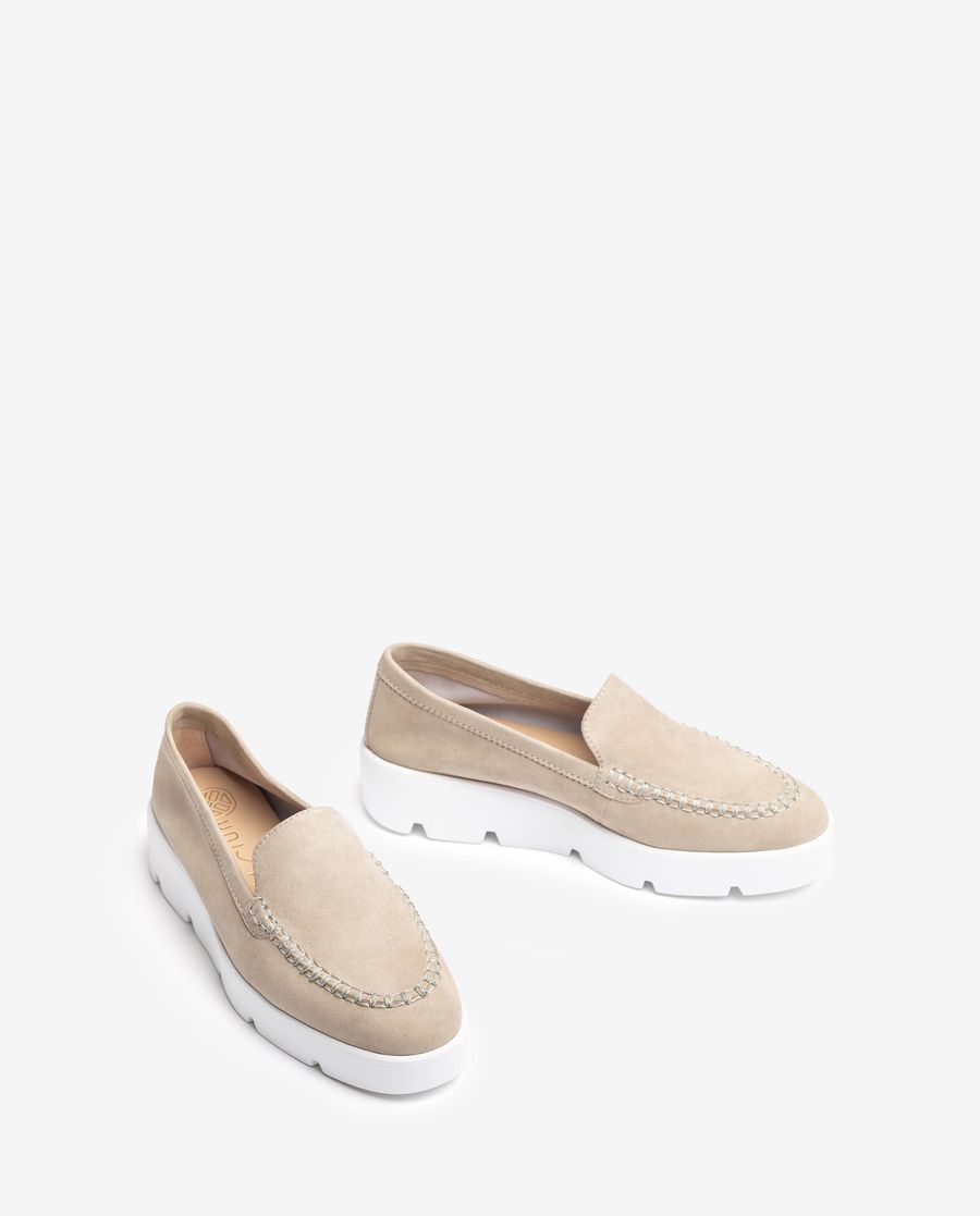 Unisa Mujer Mocasín con plataforma - Beige