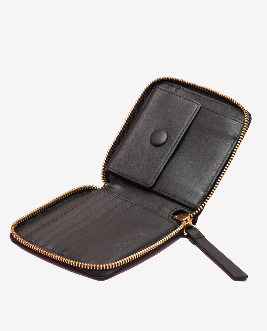 Unisa Mujer Cartera piel con cremallera - Negro