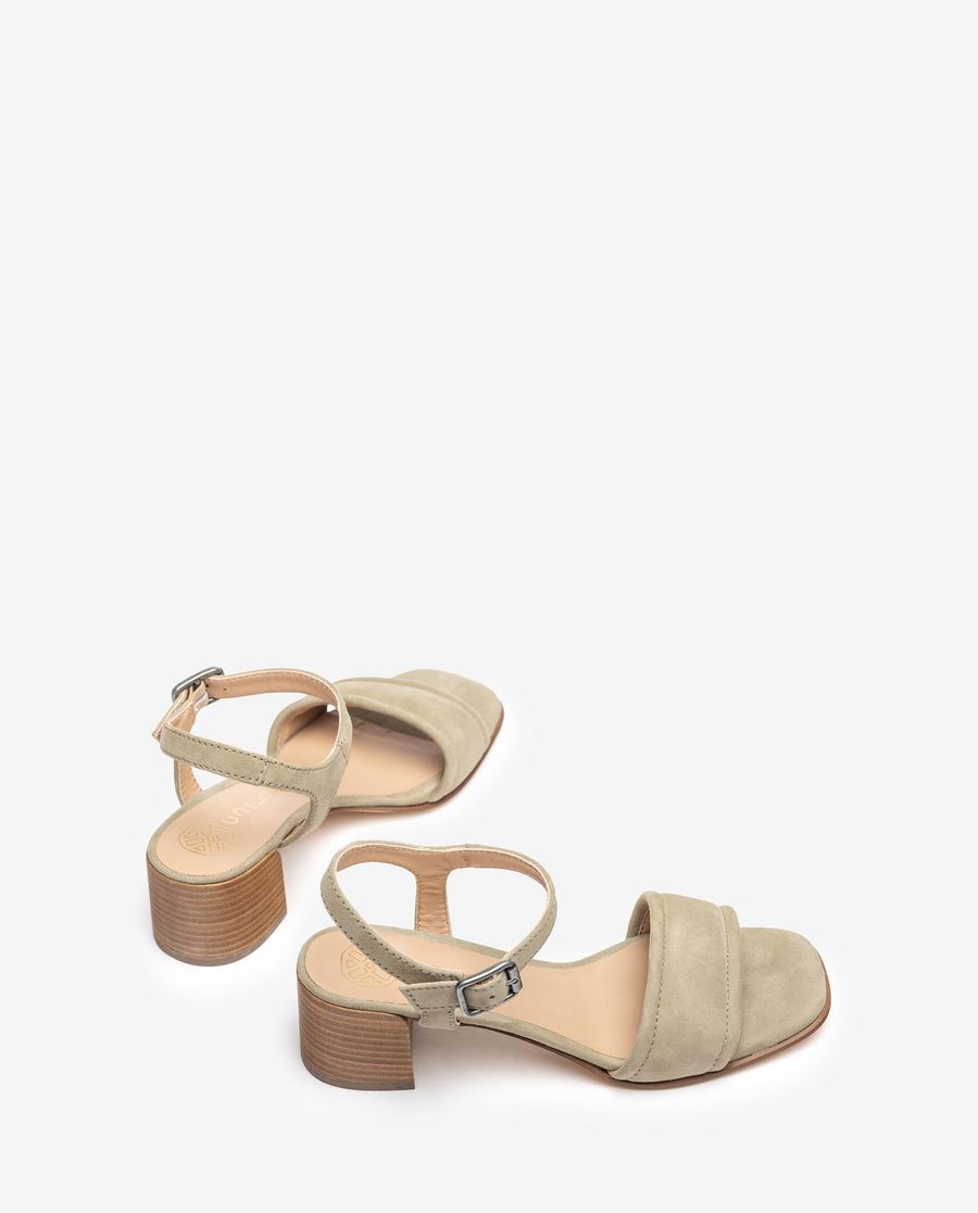 Unisa Mujer Sandalia con pala acolchada - Verde
