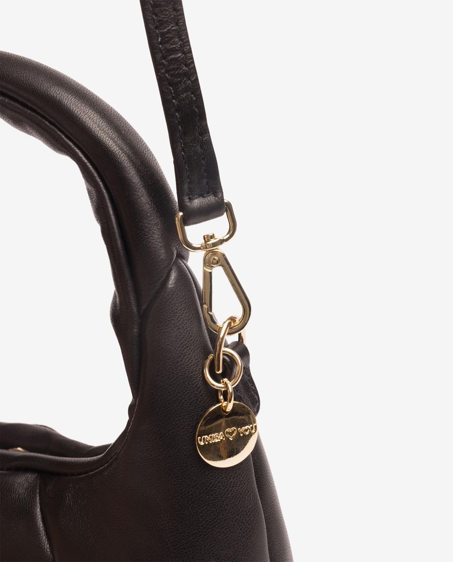 Unisa Mujer Bolso de mano fabricado en piel   - Negro
