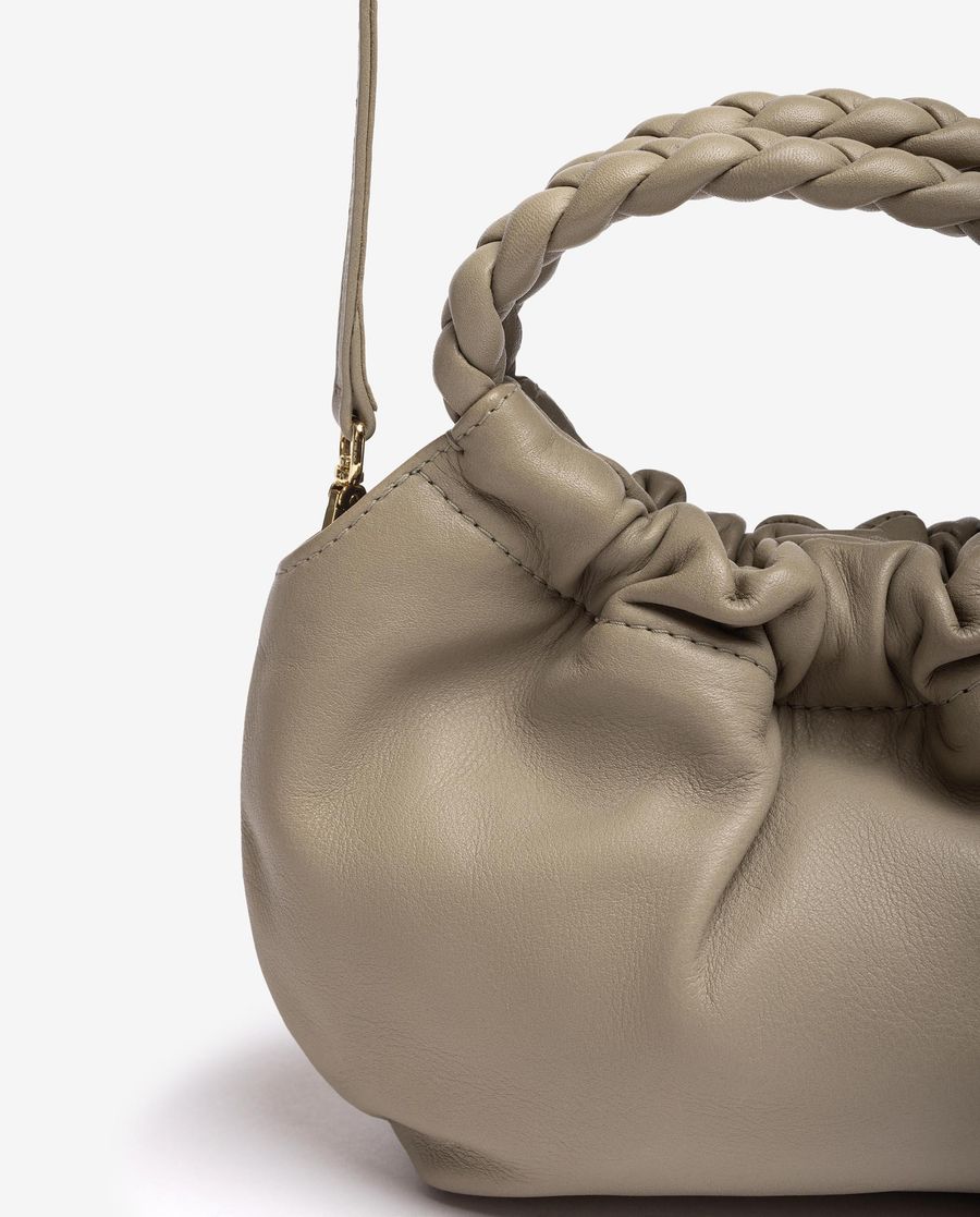 Unisa Mujer Bolso pequeño con asas trenzadas - Verde