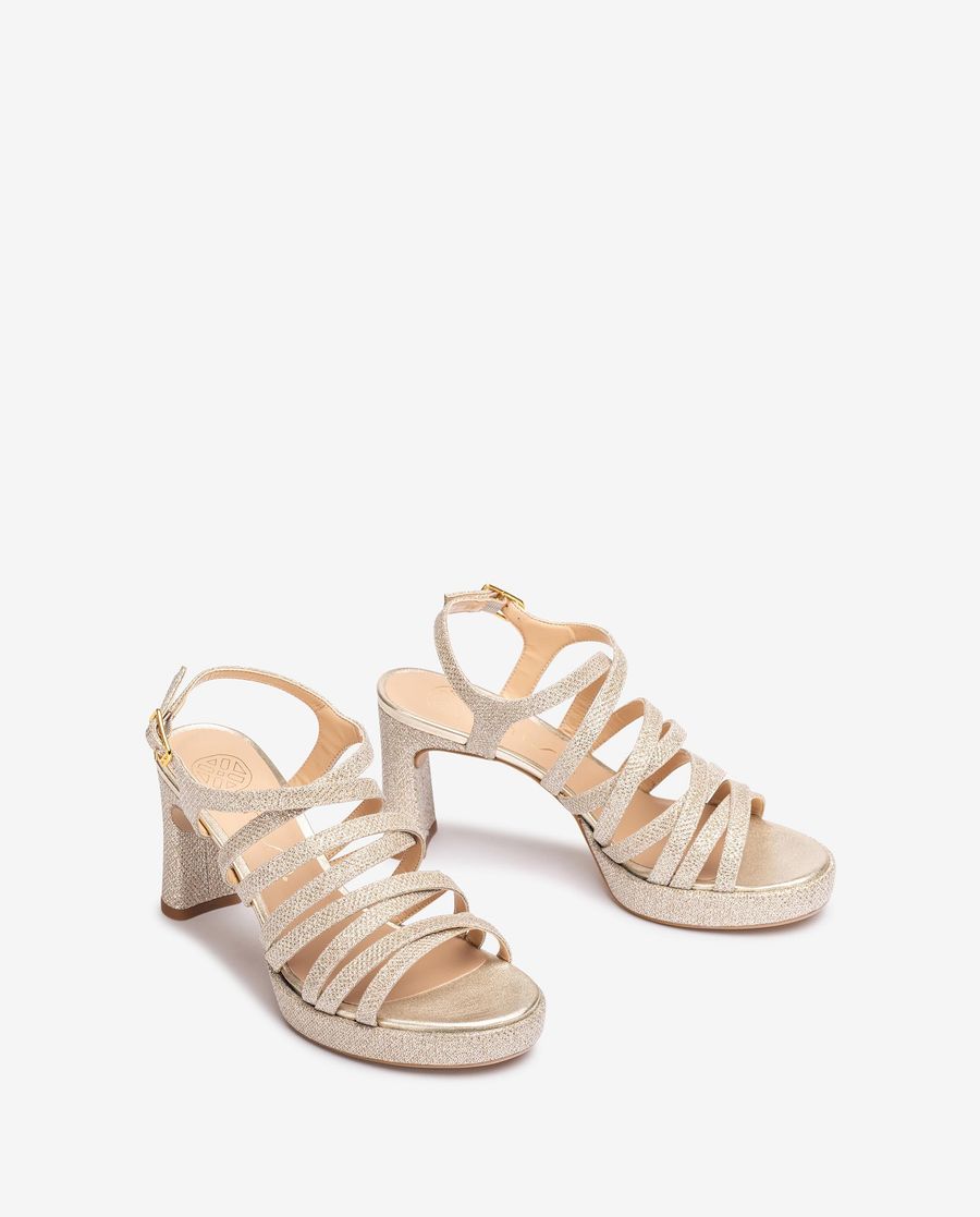 Unisa Mujer Sandalia multi-tiras - Oro