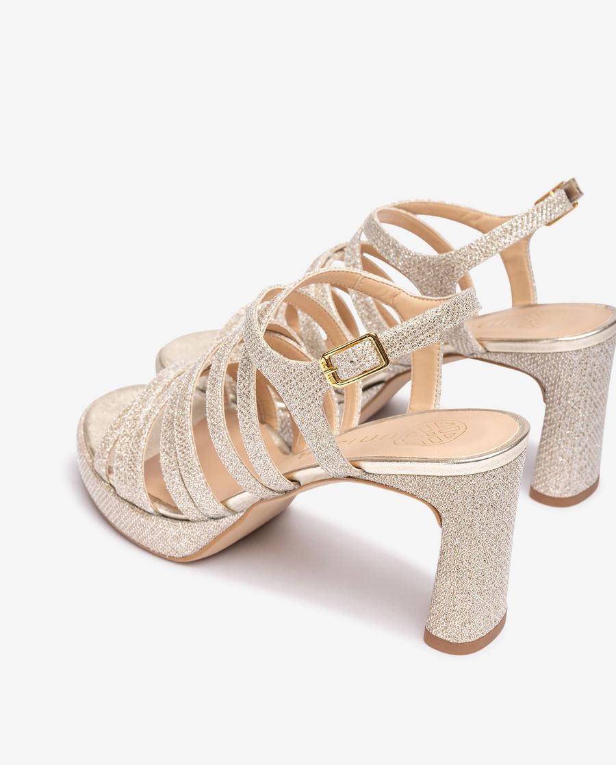 Unisa Mujer Sandalia multi-tiras - Oro