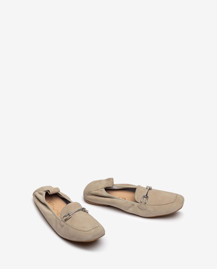 Unisa Mujer Mocasín plano sin forro - Beige