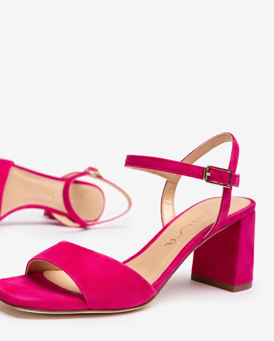 Unisa Mujer Sandalia de ante - Rosa