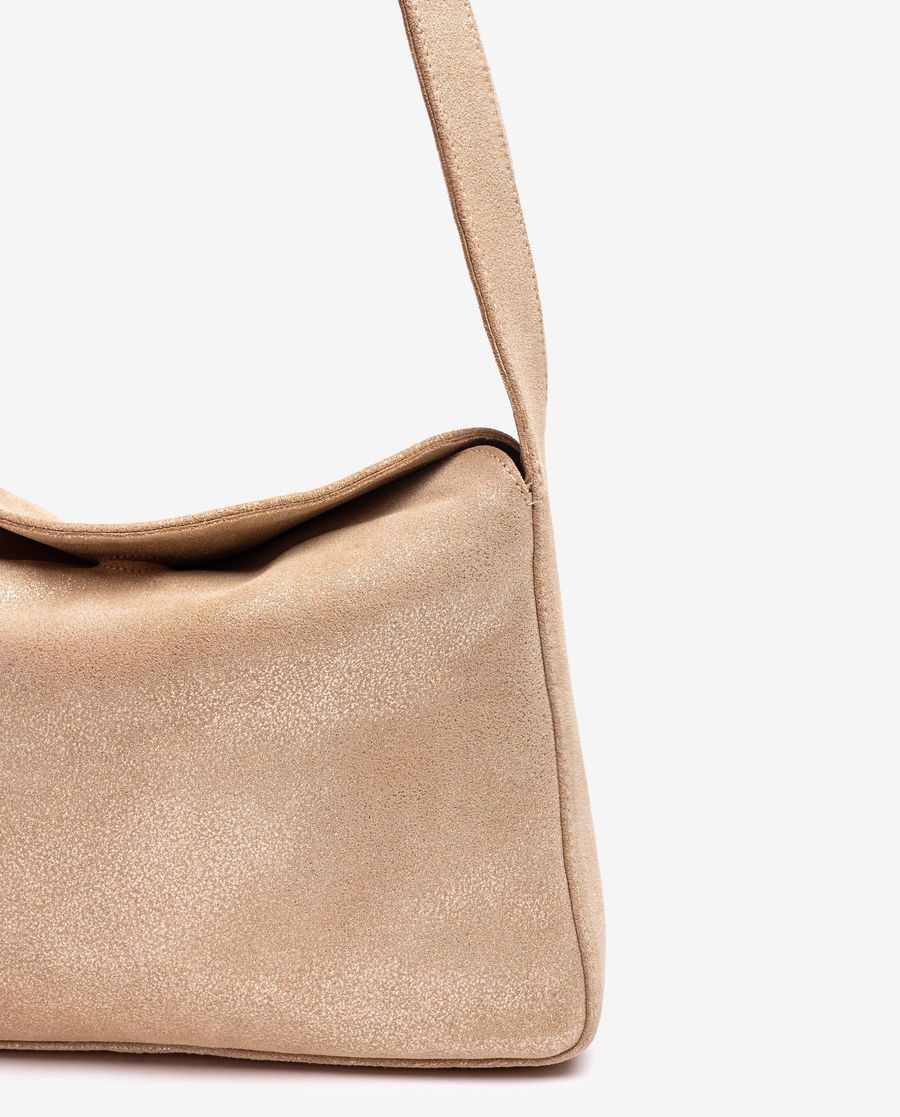 Unisa Mujer Bolso mediano de ante metalizado - Oro