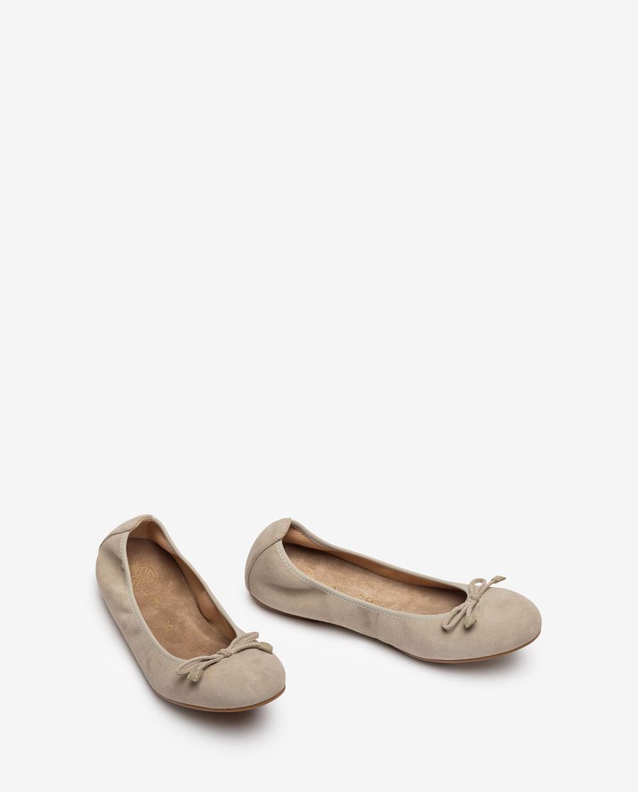Unisa Mujer Bailarina de punta redonda - Beige