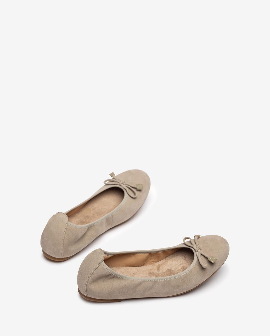 Unisa Mujer Bailarina de punta redonda - Beige