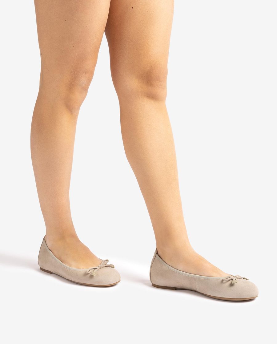 Unisa Mujer Bailarina de punta redonda - Beige